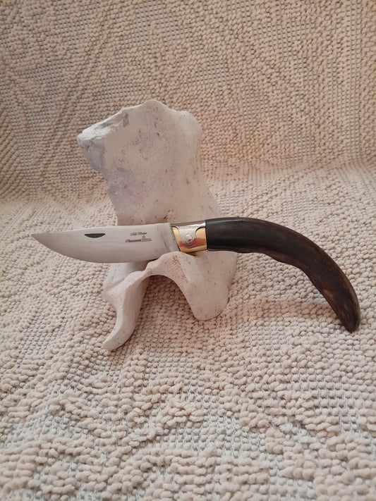 Coltello arburesa lama 10,5 CM impugnatura in corno di capra