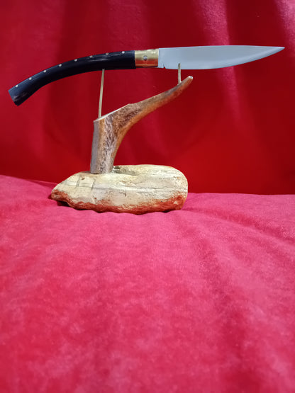 Coltello pattadese con anima lama 13,5 impugnatura corno di bufalo