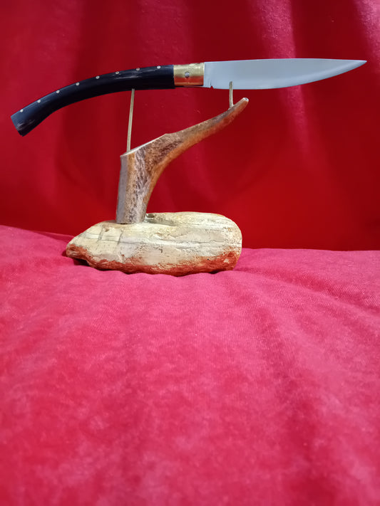 Coltello pattadese con anima lama 13,5 impugnatura corno di bufalo