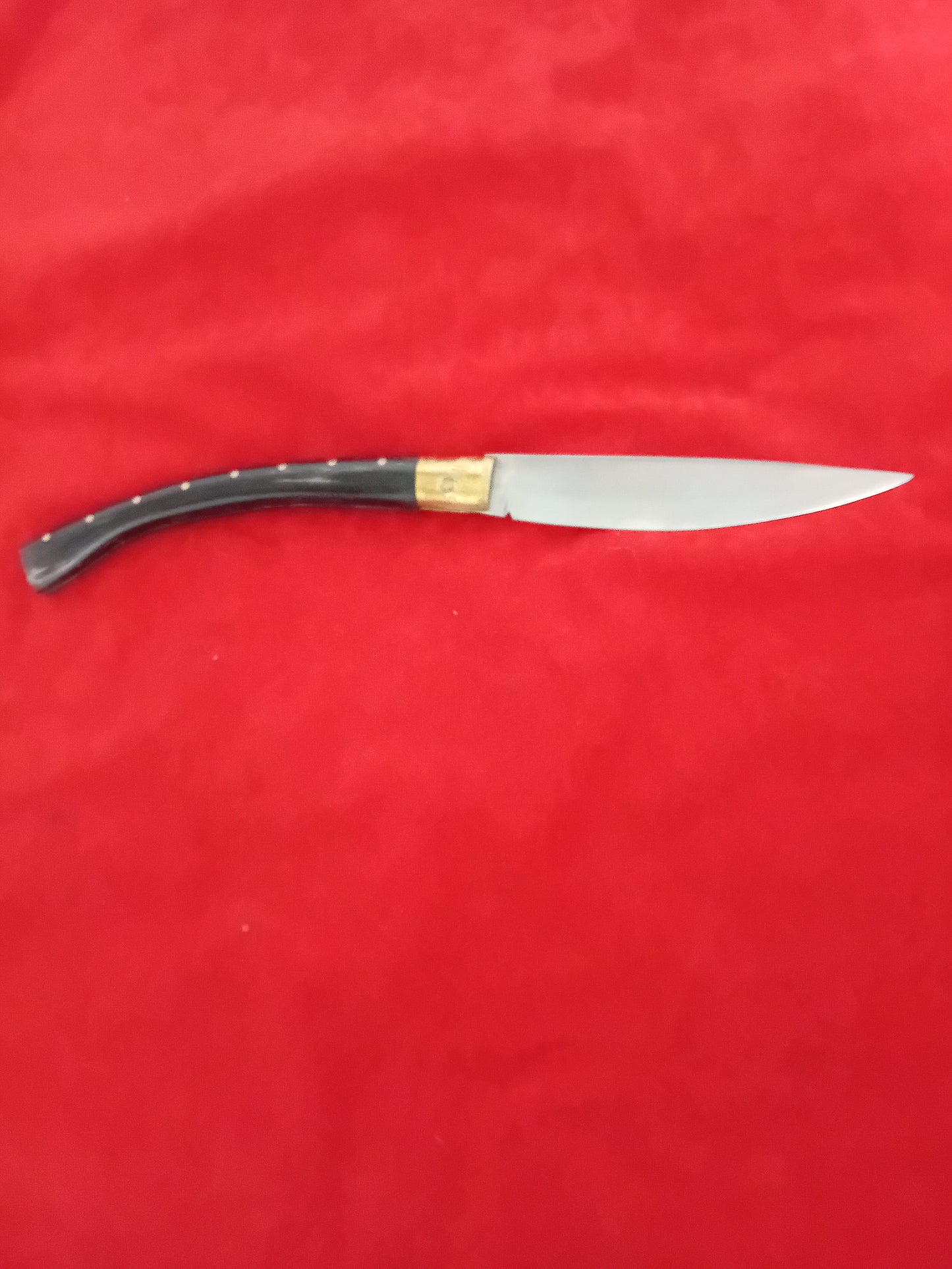 Coltello pattadese con anima lama 13,5 impugnatura corno di bufalo
