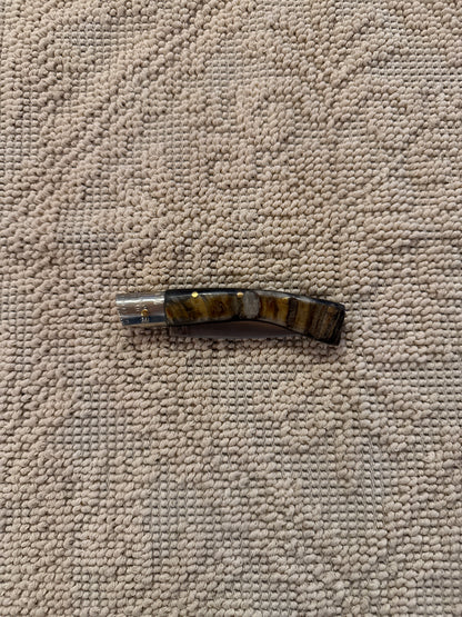Pattadese con anima in corno di muflone lama 8,5 cm.