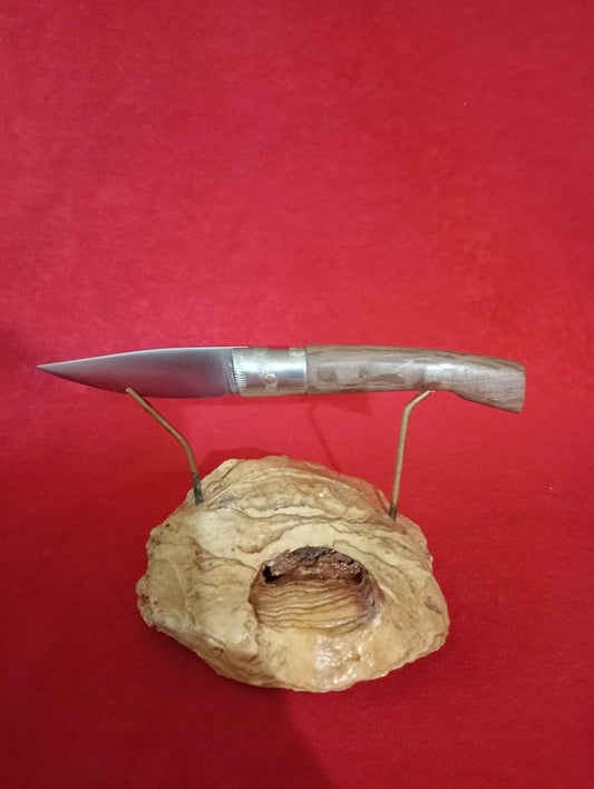 coltello pattadese lama 8CM impugnatura in legno di olivo