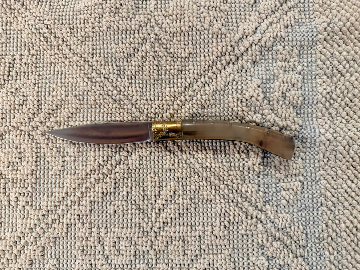 Pattadese in corno di montone, lama 11 cm
