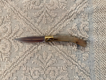 Pattadese in corno di montone, lama 11 cm